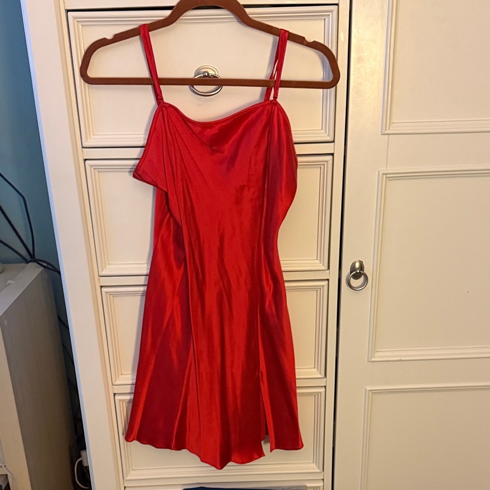 Victoria Secret Red Satin Negligee